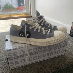 Chuck Taylor Comme Des Garçons Grey Womans Size 9